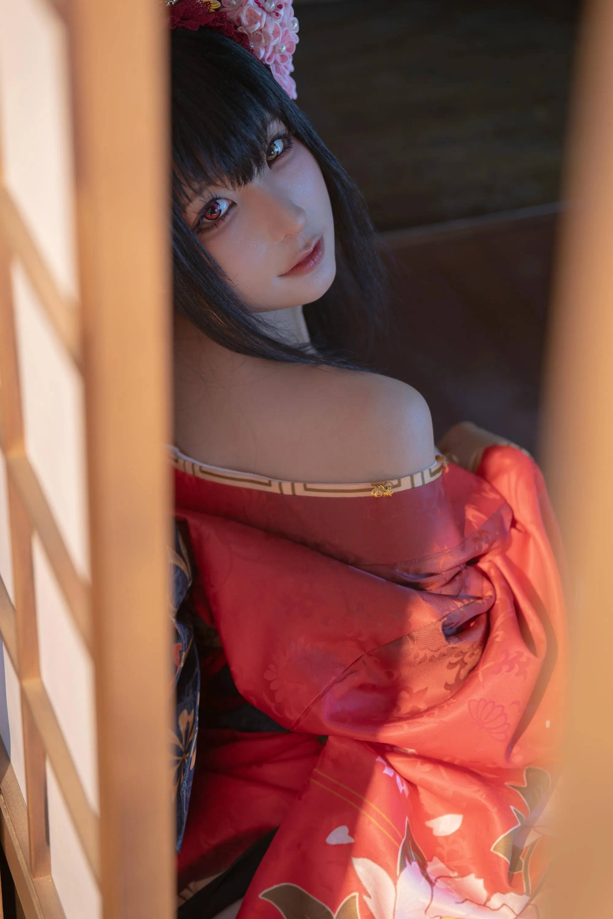 蠢沫沫 – NO.304 狂三和服cos-狂三 正片 [147P]插图5